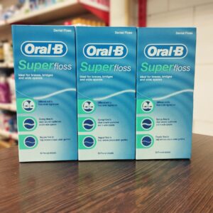 نخ دندان اورال بی سوپر فلاس ارتودنسی مدل Superfloss oral_b