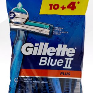 ژیلت 14تایی مدل Blue 2 Plus Gillette   14 عددی