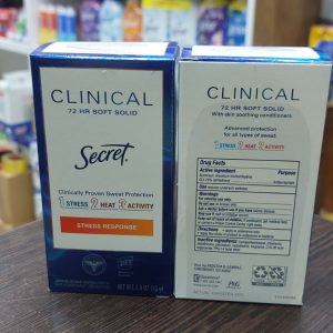 استیک ضد تعریق کلینیکال سکرت 72 ساعته مدل Stress Response حجم 45 گرم